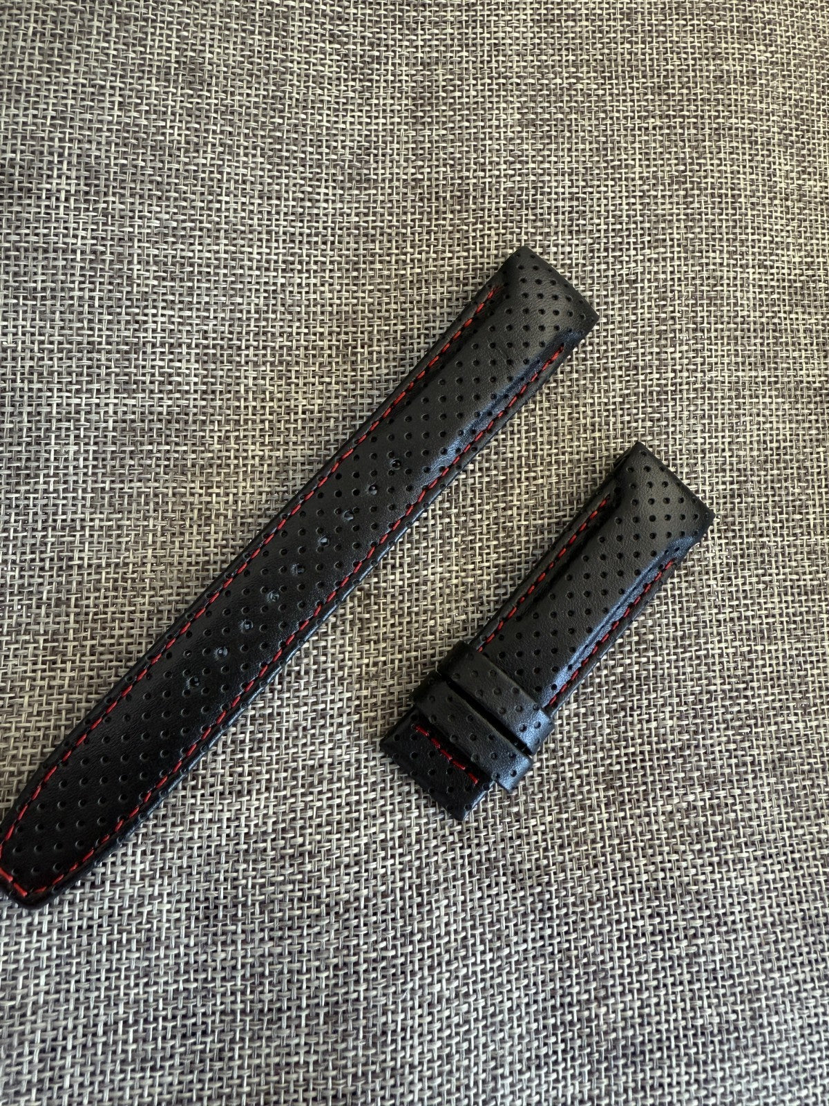Seiko Coutura 8T63-01H0 SSB453 SUR567 SSB437P L0P9011J9 20mm red leather band-