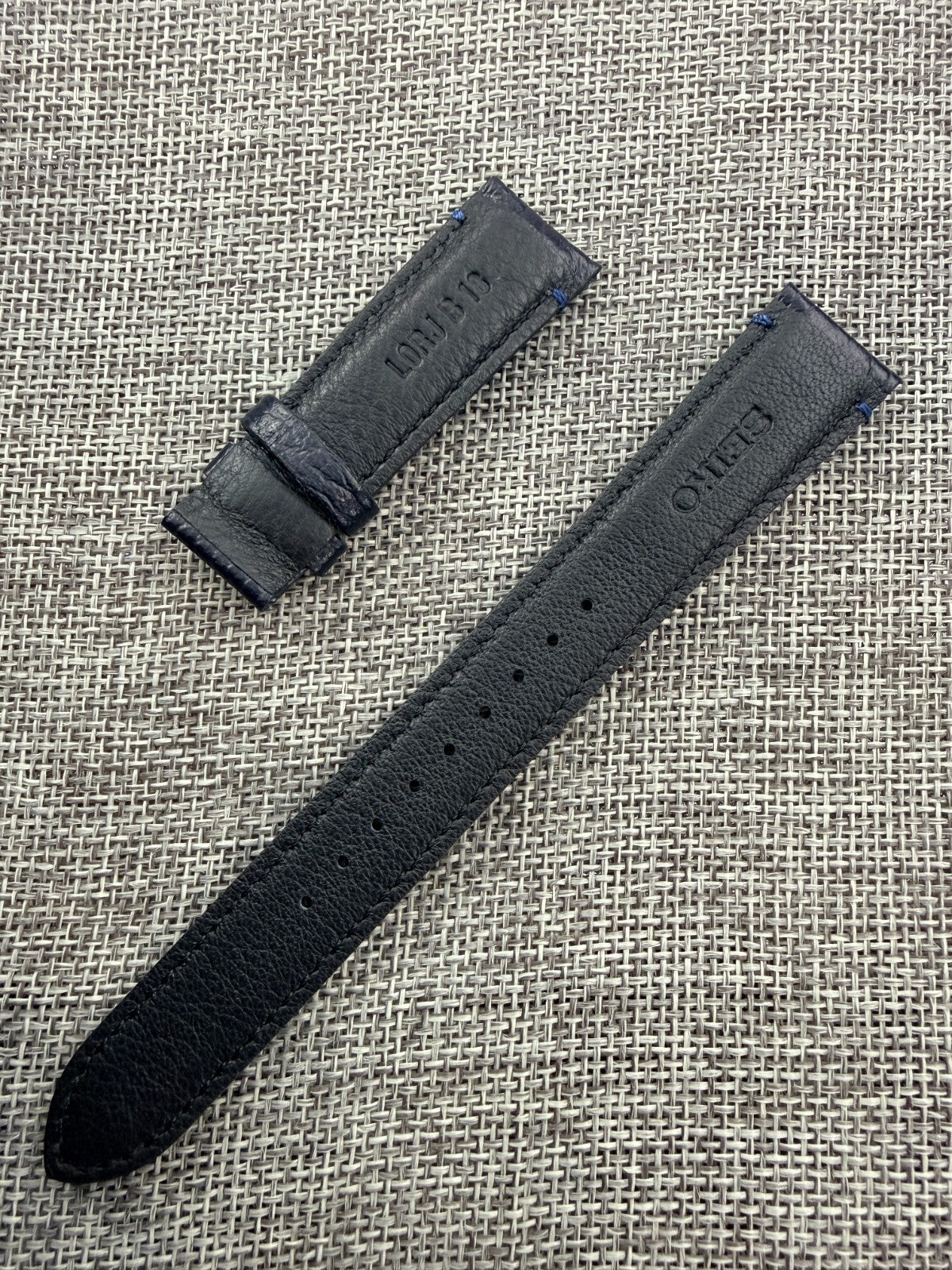 SEIKO HCC004J1 Presage Classic 6R51-00H0 BLUE 18MM LEATHER BAND L0RJ011J0-