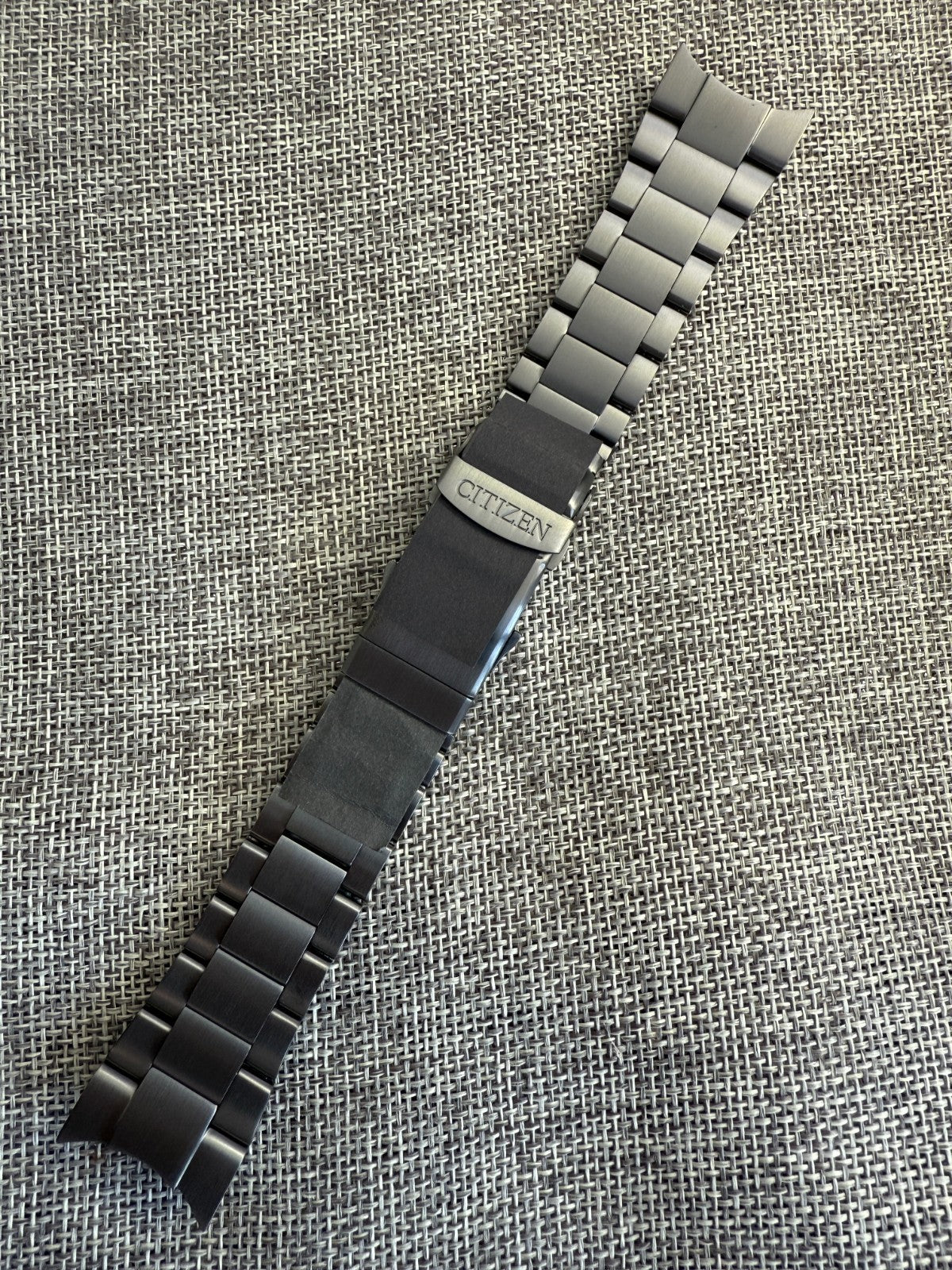 Citizen black grey Titanium bracelet for NB6004 NB6005 NB6006 S122953 NB6008