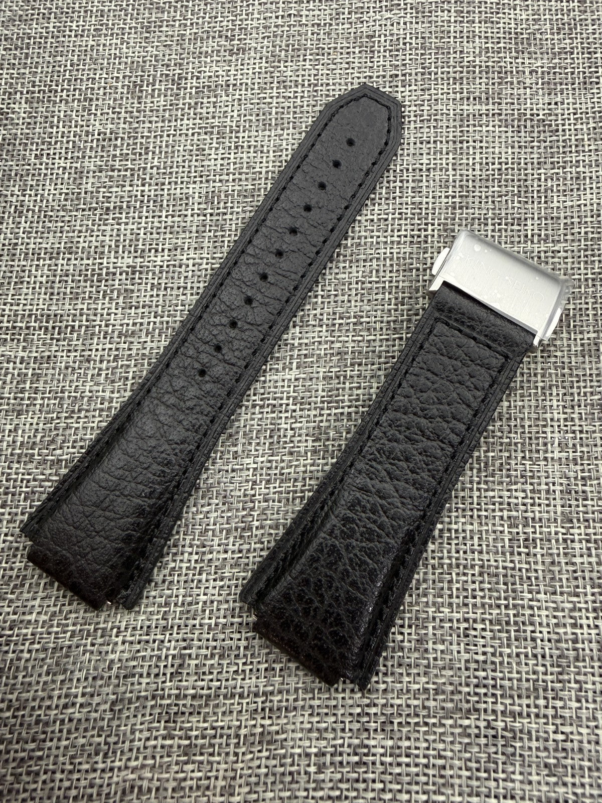 King Seiko VANAC KS SLA083 SLA085 SLA087 SLA093 8L45 leather band/17mm black-