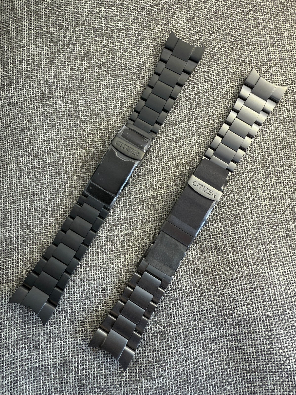 Citizen black grey Titanium bracelet for NB6004 NB6005 NB6006 S122953 NB6008