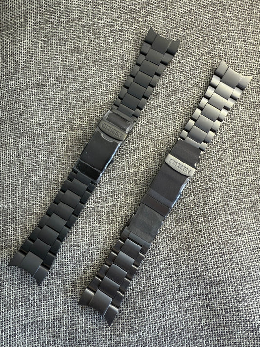 Citizen black grey Titanium bracelet for NB6004 NB6005 NB6006 S122953 NB6008