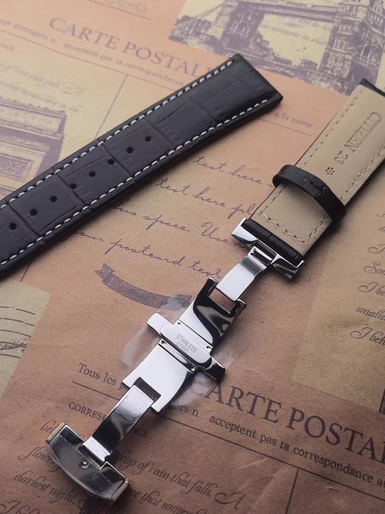 CITIZEN BU2023-04E BU2023-12E 23mm Original Leather Watch Strap
