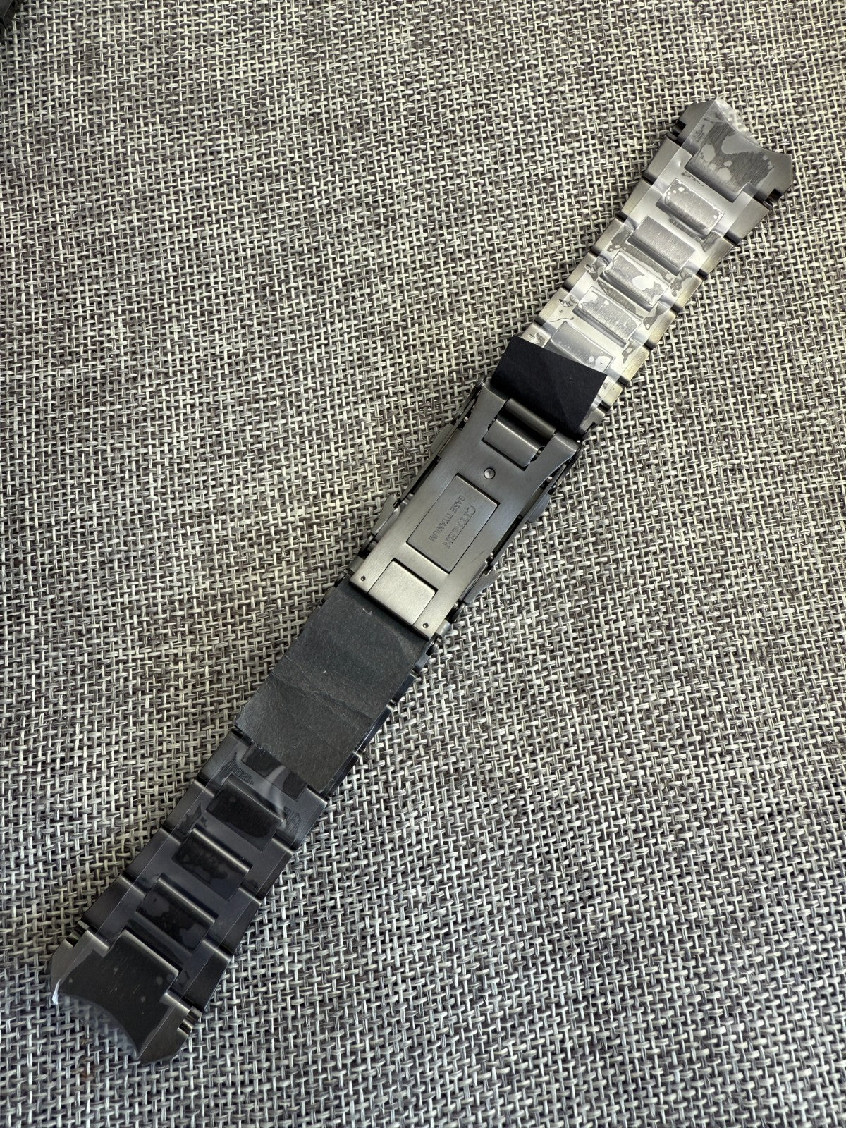 Citizen black grey Titanium bracelet for NB6004 NB6005 NB6006 S122953 NB6008-/