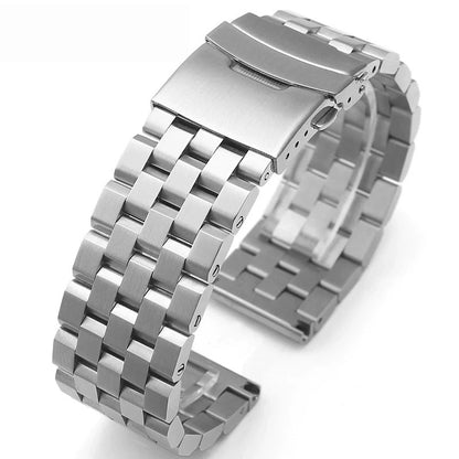 Stainless Steel Watch Band Fits Seiko Tuna Can 19/20/21/22mm Metal Bracelet