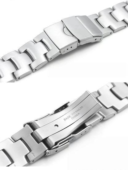 Titanium Watch Band 22/23/24mm Fits Seiko IWC Mido Breitling
