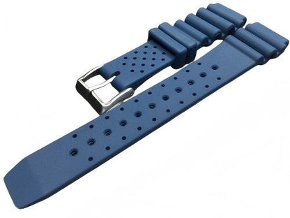 Citizen Promaster Diver Blue Rubber Watch Band Strap BN0151-09L E168-S097380
