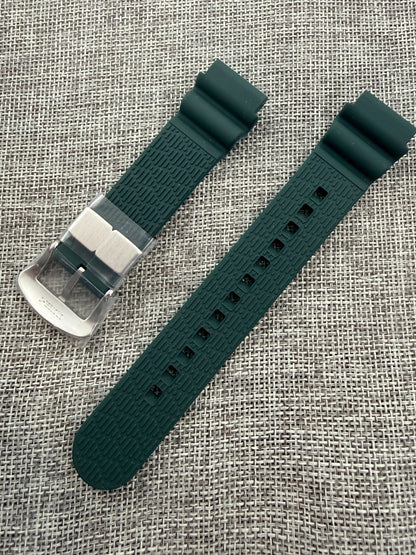Seiko Prospex SLA047/8L35-01E0 Green Rubber band Watch Strap 20mm lug-