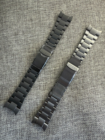 Citizen black grey Titanium bracelet for NB6004 NB6005 NB6006 S122953 NB6008-/