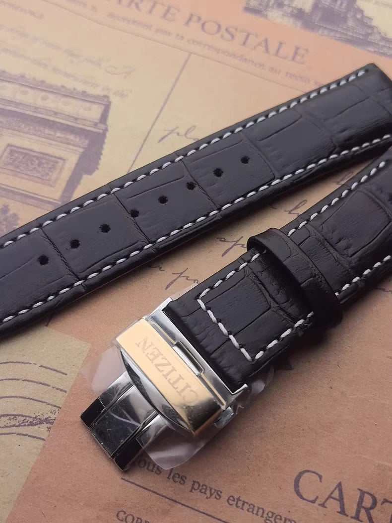 CITIZEN BU2023-04E BU2023-12E 23mm Original Leather Watch Strap